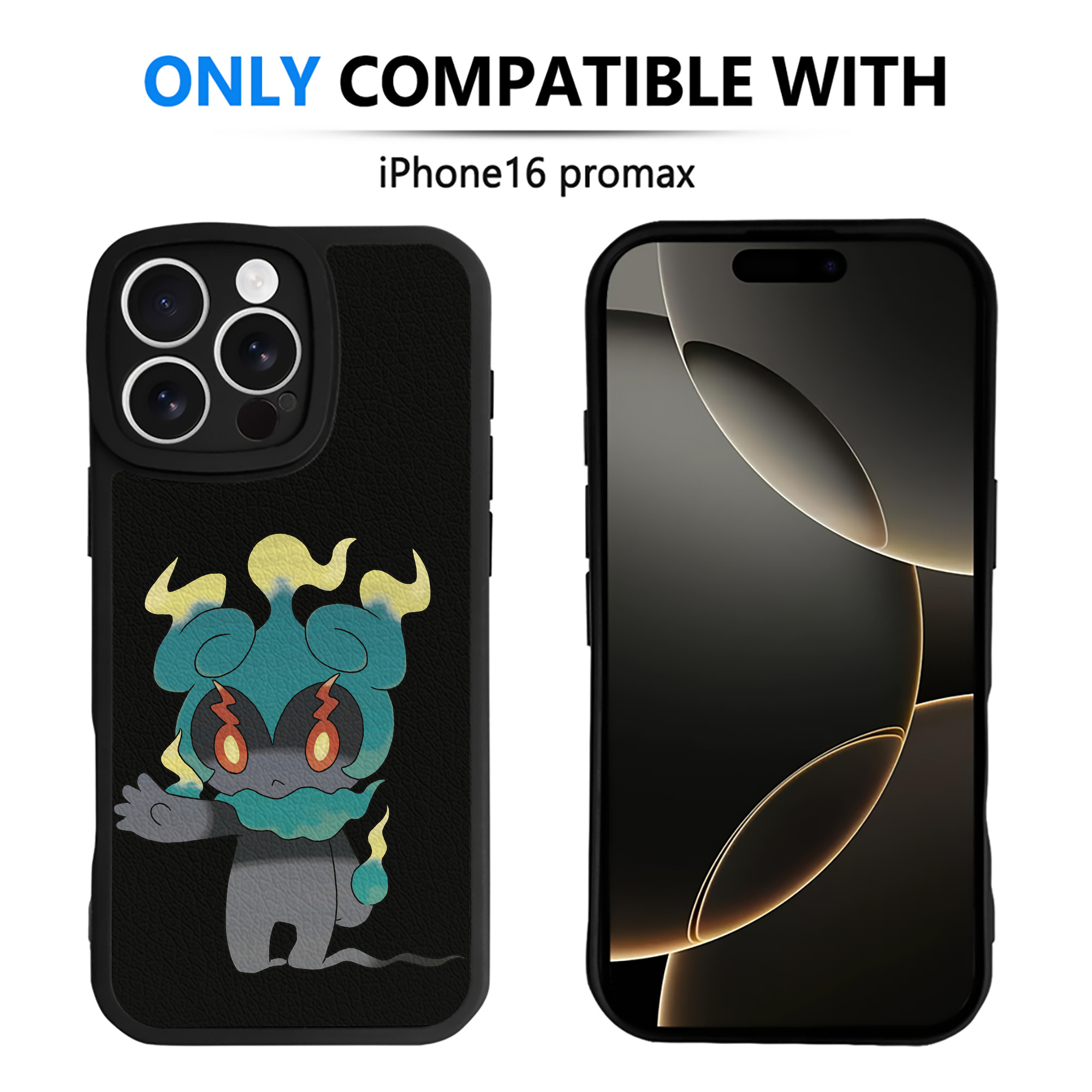 （画像用） ポケットモンスター Pokémon 【iPhone 16シリーズ対応】シリコンスマホケース（レザー調） 材質：シリコン